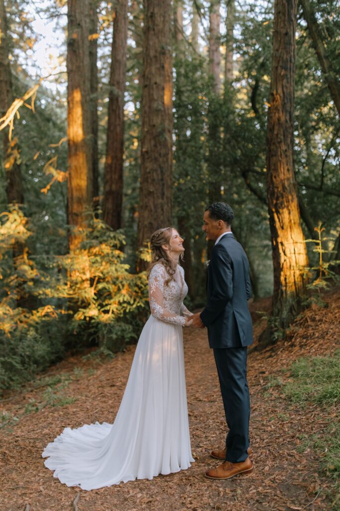 off the rack forest vibes wedding dress san francisco california bridal store