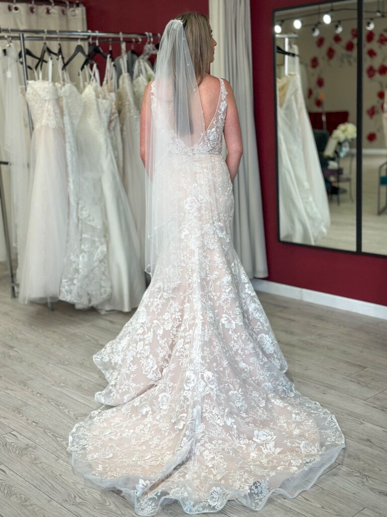 off the rack non traditional wedding dress