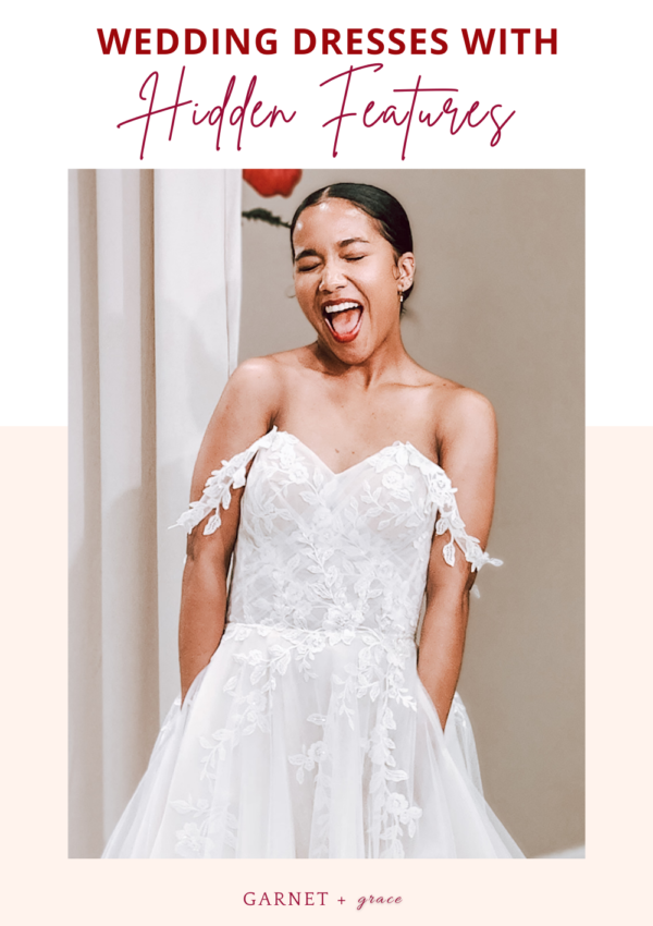 Wedding Dresses with Hidden Features